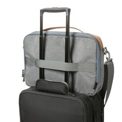 Vue Sacoche ordinateur 15,6” two done Impact AWARE™ 300D de couleur gris| Krokrodeal