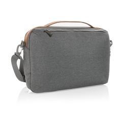 Vue Sacoche ordinateur 15,6” two done Impact AWARE™ 300D de couleur gris| Krokrodeal