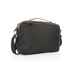 Vue Sacoche ordinateur 15,6” two done Impact AWARE™ 300D de couleur noir| Krokrodeal