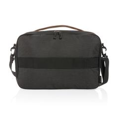 Vue Sacoche ordinateur 15,6” two done Impact AWARE™ 300D de couleur noir| Krokrodeal