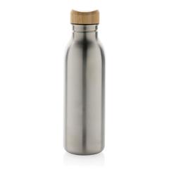 Vue Bouteille d'eau 600ml en acier Avira Alcor RCS de couleur gris| Krokrodeal