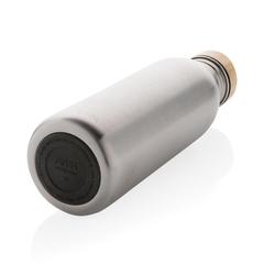 Vue Bouteille d'eau 600ml en acier Avira Alcor RCS de couleur gris| Krokrodeal