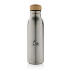 Vue Bouteille d'eau 600ml en acier Avira Alcor RCS de couleur gris| Krokrodeal