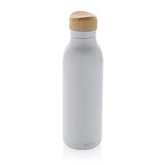 Vue Bouteille d'eau 600ml en acier Avira Alcor RCS de couleur blanc| Krokrodeal