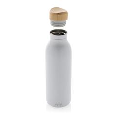Vue Bouteille d'eau 600ml en acier Avira Alcor RCS de couleur blanc| Krokrodeal