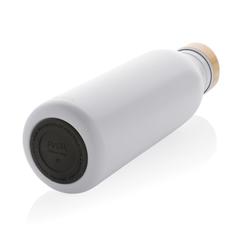 Vue Bouteille d'eau 600ml en acier Avira Alcor RCS de couleur blanc| Krokrodeal