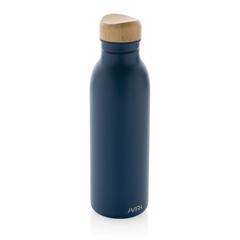 Vue Bouteille d'eau 600ml en acier Avira Alcor RCS de couleur bleu| Krokrodeal