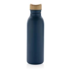 Vue Bouteille d'eau 600ml en acier Avira Alcor RCS de couleur bleu| Krokrodeal