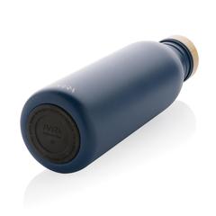 Vue Bouteille d'eau 600ml en acier Avira Alcor RCS de couleur bleu| Krokrodeal