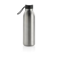 Vue Bouteille isotherme 500ml Avira Avior en acier recyclé RCS de couleur gris| Krokrodeal