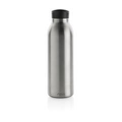 Vue Bouteille isotherme 500ml Avira Avior en acier recyclé RCS de couleur gris| Krokrodeal