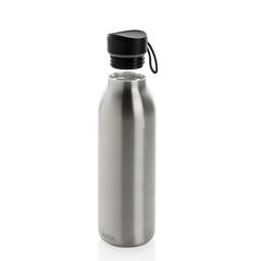 Vue Bouteille isotherme 500ml Avira Avior en acier recyclé RCS de couleur gris| Krokrodeal