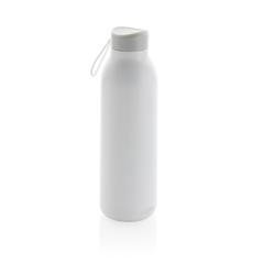Vue Bouteille isotherme 500ml Avira Avior en acier recyclé RCS de couleur blanc| Krokrodeal