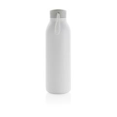 Vue Bouteille isotherme 500ml Avira Avior en acier recyclé RCS de couleur blanc| Krokrodeal