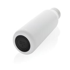 Vue Bouteille isotherme 500ml Avira Avior en acier recyclé RCS de couleur blanc| Krokrodeal