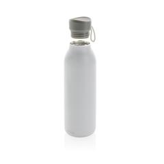 Vue Bouteille isotherme 500ml Avira Avior en acier recyclé RCS de couleur blanc| Krokrodeal
