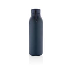 Vue Bouteille isotherme 500ml Avira Avior en acier recyclé RCS de couleur bleu| Krokrodeal