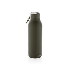 Vue Bouteille isotherme 500ml Avira Avior en acier recyclé RCS de couleur vert| Krokrodeal