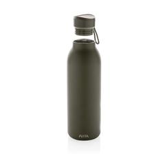 Vue Bouteille isotherme 500ml Avira Avior en acier recyclé RCS de couleur vert| Krokrodeal