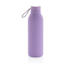 Vue Bouteille isotherme 500ml Avira Avior en acier recyclé RCS de couleur violet| Krokrodeal