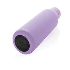 Vue Bouteille isotherme 500ml Avira Avior en acier recyclé RCS de couleur violet| Krokrodeal