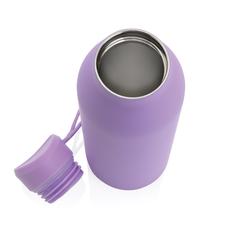 Vue Bouteille isotherme 500ml Avira Avior en acier recyclé RCS de couleur violet| Krokrodeal