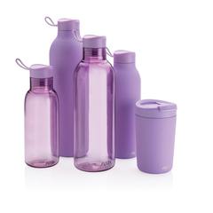 Vue Bouteille isotherme 500ml Avira Avior en acier recyclé RCS de couleur violet| Krokrodeal