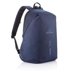 Vue Sac à dos antivol Bobby Soft de couleur bleu| Krokrodeal
