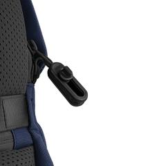 Vue Sac à dos antivol Bobby Soft de couleur bleu| Krokrodeal