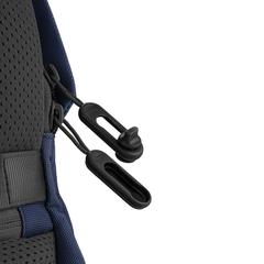 Vue Sac à dos antivol Bobby Soft de couleur bleu| Krokrodeal