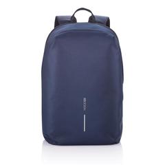 Vue Sac à dos antivol Bobby Soft de couleur bleu| Krokrodeal