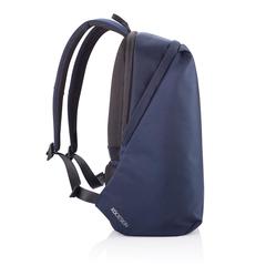 Vue Sac à dos antivol Bobby Soft de couleur bleu| Krokrodeal