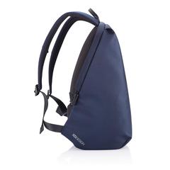 Vue Sac à dos antivol Bobby Soft de couleur bleu| Krokrodeal