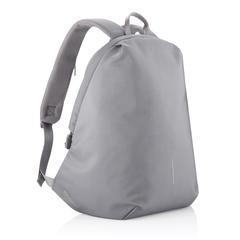 Vue Sac à dos antivol Bobby Soft de couleur gris| Krokrodeal