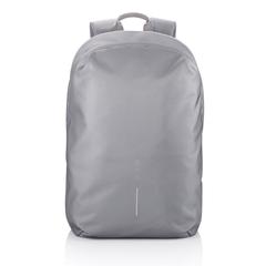 Vue Sac à dos antivol Bobby Soft de couleur gris| Krokrodeal