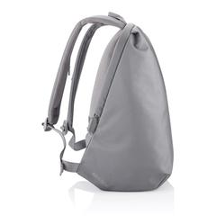 Vue Sac à dos antivol Bobby Soft de couleur gris| Krokrodeal