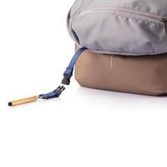 Vue Sac à dos antivol Bobby Soft de couleur marron| Krokrodeal