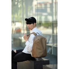 Vue Sac à dos antivol Bobby Soft de couleur marron| Krokrodeal