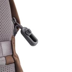 Vue Sac à dos antivol Bobby Soft de couleur marron| Krokrodeal