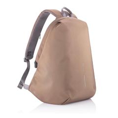 Vue Sac à dos antivol Bobby Soft de couleur marron| Krokrodeal