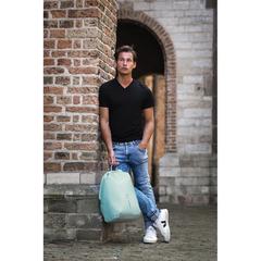 Vue Sac à dos antivol Bobby Soft de couleur vert| Krokrodeal