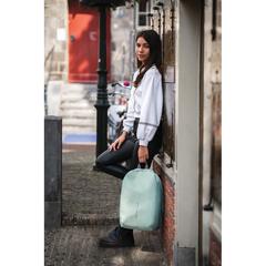 Vue Sac à dos antivol Bobby Soft de couleur vert| Krokrodeal