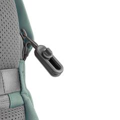 Vue Sac à dos antivol Bobby Soft de couleur vert| Krokrodeal