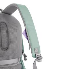 Vue Sac à dos antivol Bobby Soft de couleur vert| Krokrodeal