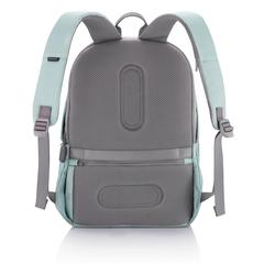 Vue Sac à dos antivol Bobby Soft de couleur vert| Krokrodeal