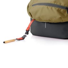 Vue Sac à dos antivol Bobby Soft de couleur noir| Krokrodeal
