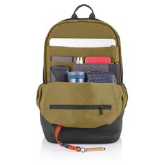 Vue Sac à dos antivol Bobby Soft de couleur noir| Krokrodeal