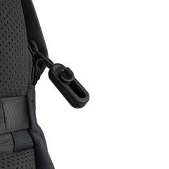 Vue Sac à dos antivol Bobby Soft de couleur noir| Krokrodeal