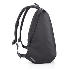 Vue Sac à dos antivol Bobby Soft de couleur noir| Krokrodeal