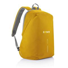 Vue Sac à dos antivol Bobby Soft de couleur orange| Krokrodeal